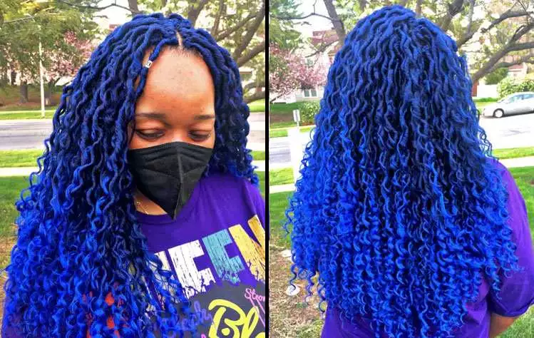 Blue Crochet Hair Ontario - wide 8