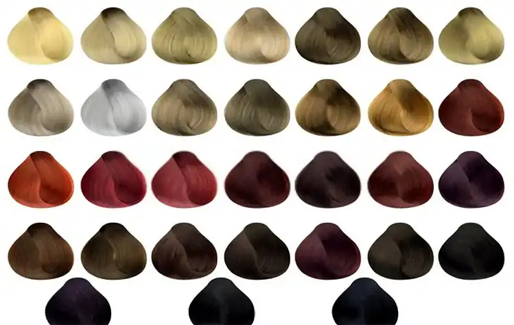 Semi-Permanent Hair Color Chart