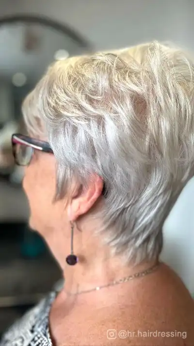 Silver Fox Hair for Women Over 60