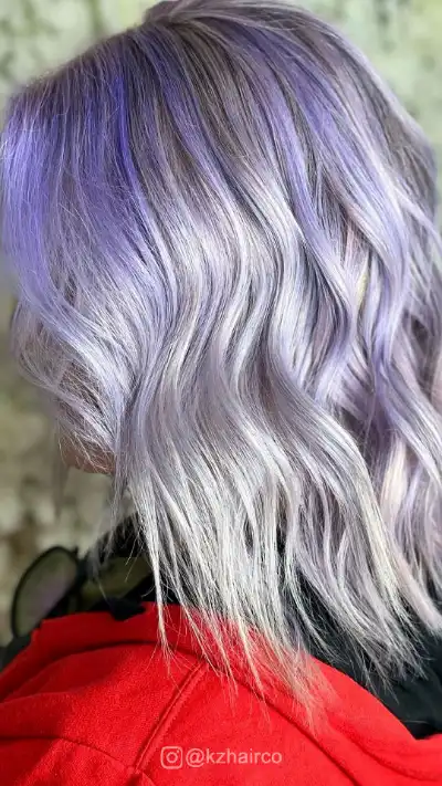 Smoky Lavender Hair for Women Over 60
