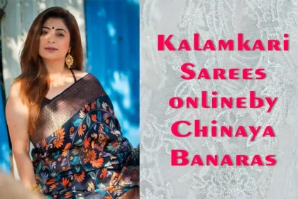 Kalamkari Sarees online by Chinaya Banaras