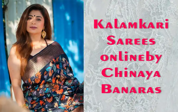 Kalamkari Sarees online by Chinaya Banaras